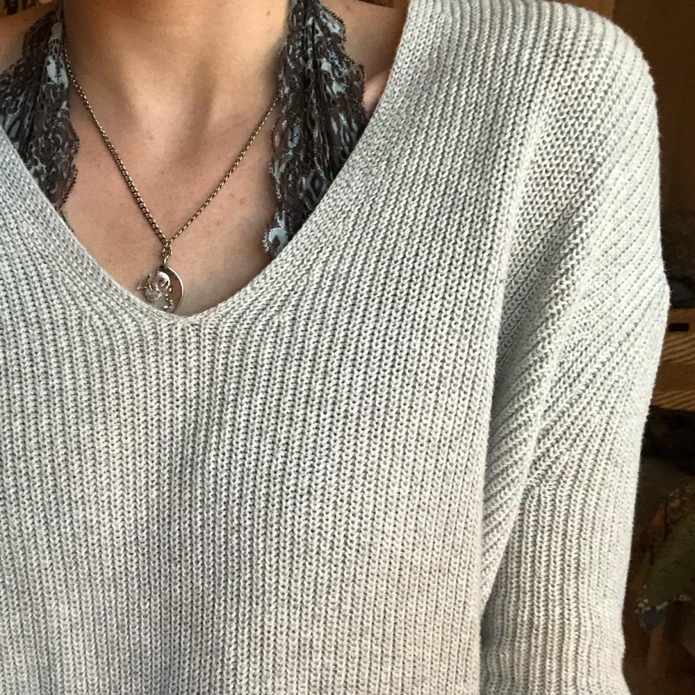 Express XS short sleeve sweater